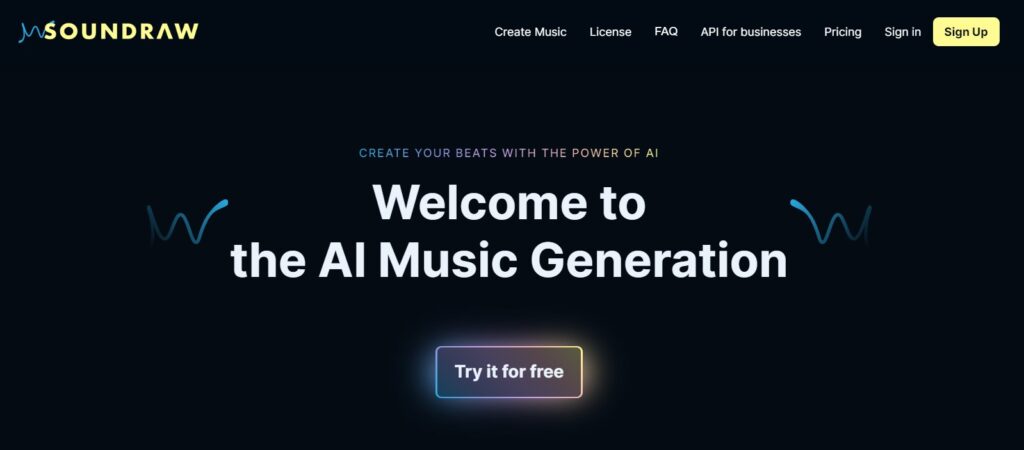 Soundraw AI pour la création musicale