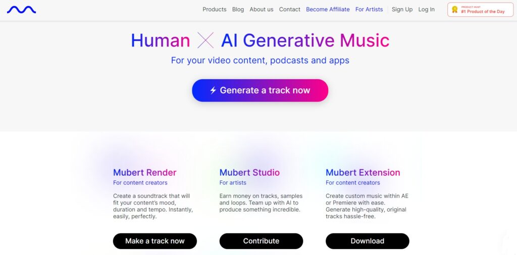 L'IA Mubert pour créer de la musique